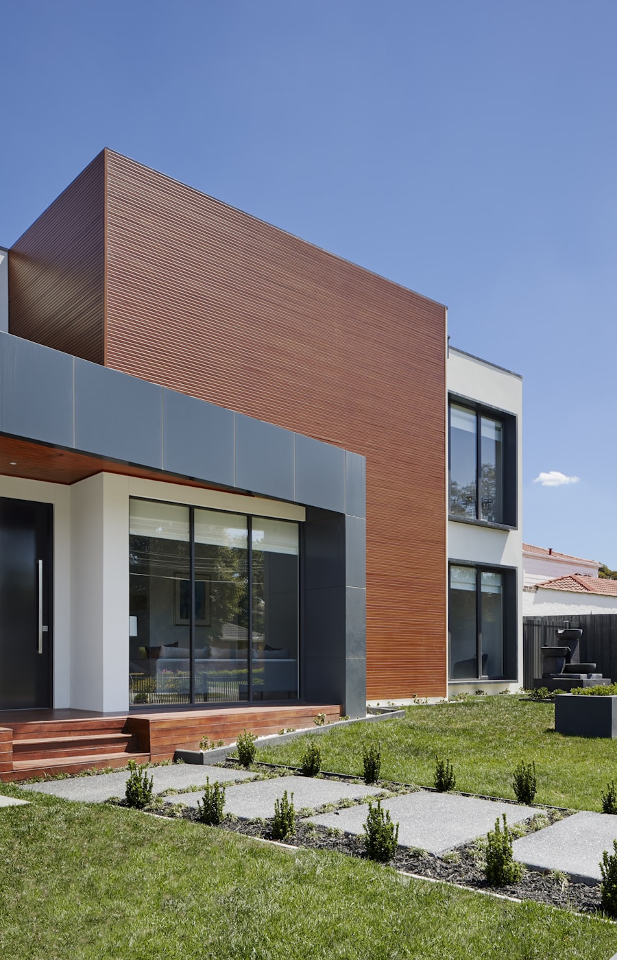 Detailed building structure representing construction documentation